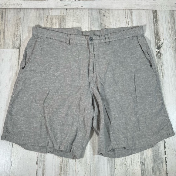 Patagonia Men’s Back Step Organic Cotton Shorts Gray Size 40 - 10in Inseam 57735 - Picture 1 of 8